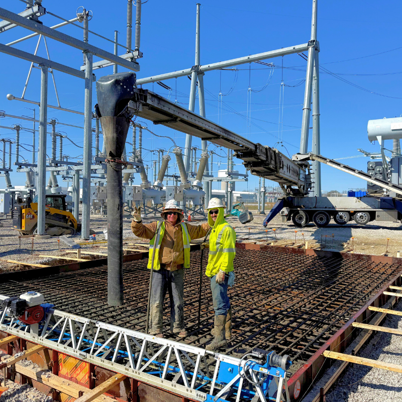 concrete pour jug street